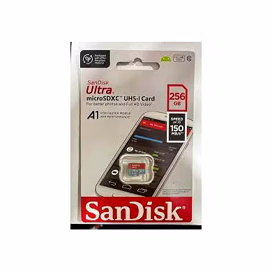 SanDisk Ultra® microSDXC UHS-I Card, 256GB, 150MB/s R, 10 Y Warranty, for Smartphones-MEMORY256GB