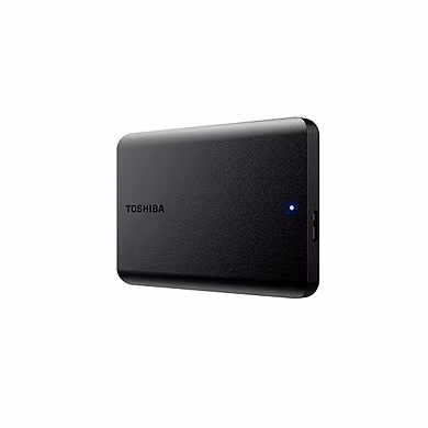 TOSHIBA Canvio Basics 1TB Portable External HDD - USB 3.2 for PC Laptop Windows and Mac, 3 Years Warranty, External Hard Drive - Black-1