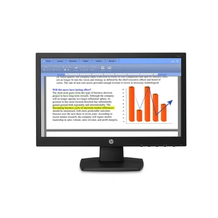 HP V194 18.5-inch HD Monitor with VGA Port (Black)