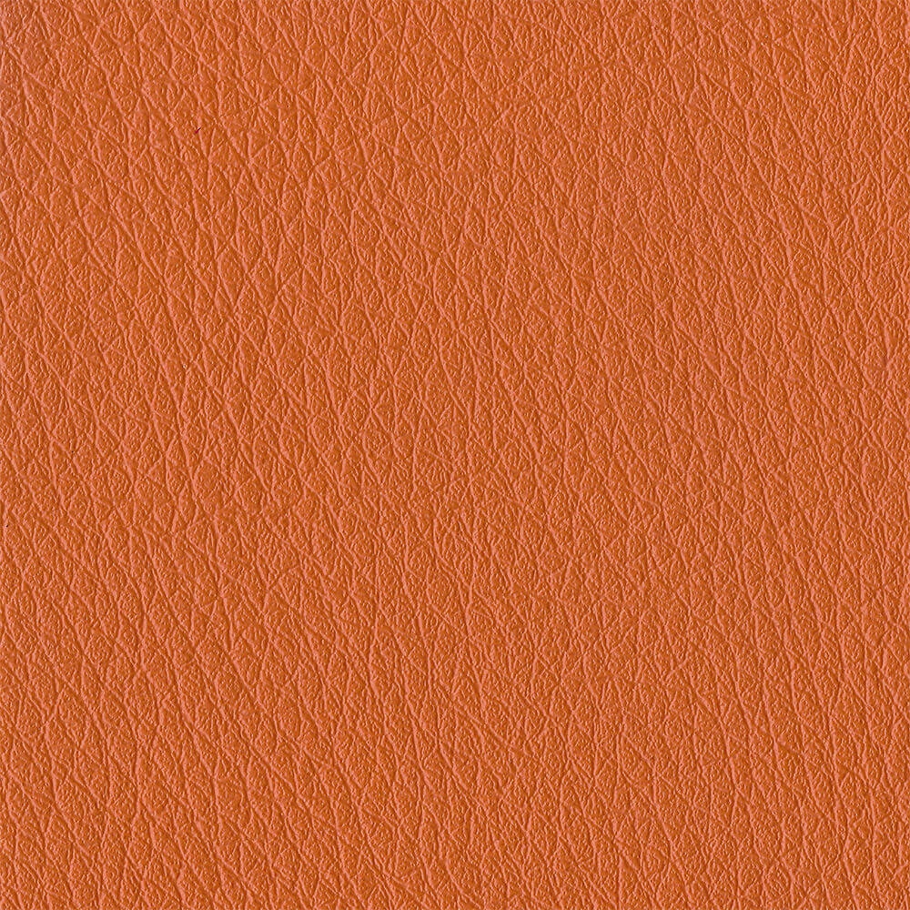Orange Pvc Synthetic Leather Fabric
