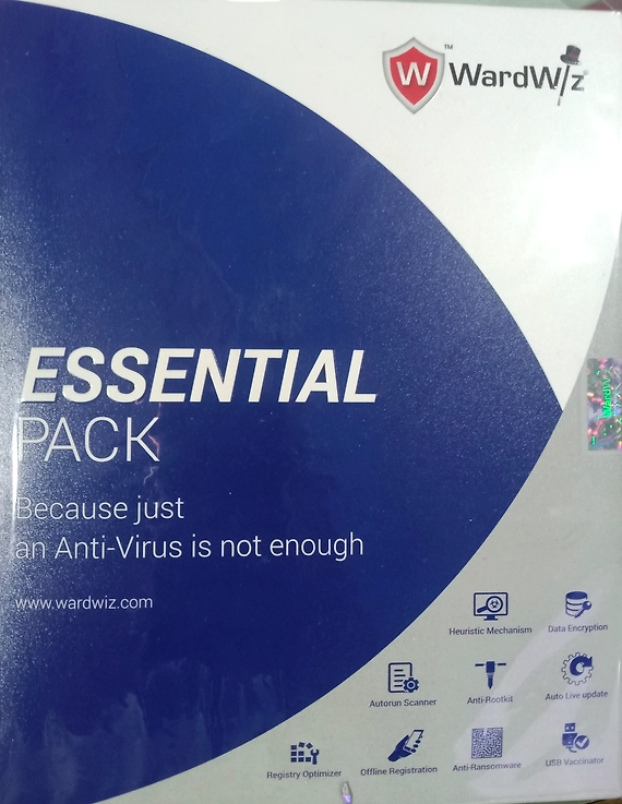 WardWiz System Essentials Anti Virus 1 Year , 1 PC (CD)-005295