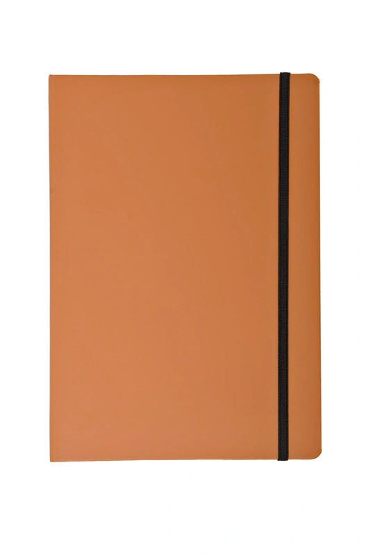 Scholar Notebook Lucid - Premium Ivory Paper Journal-Orange-A5-2