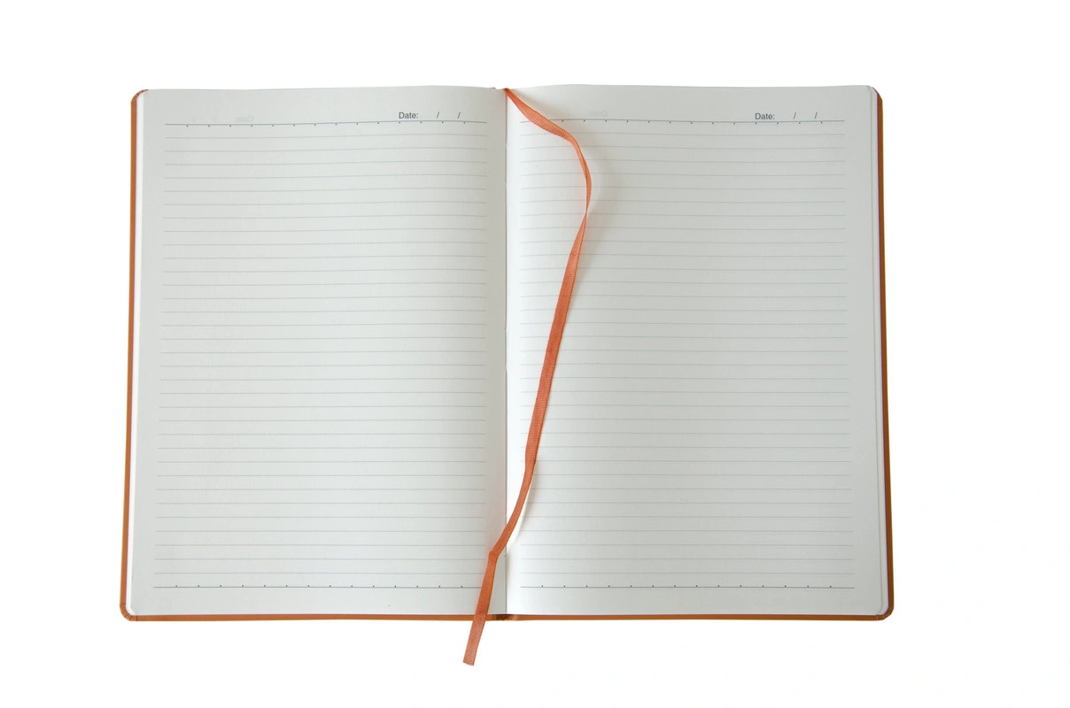 Scholar Notebook Lucid - Premium Ivory Paper Journal-Orange-A5-3