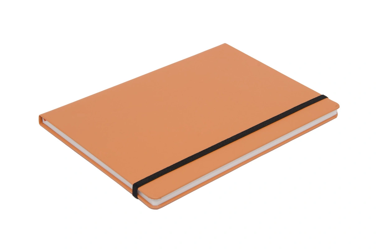 Scholar Notebook Lucid - Premium Ivory Paper Journal-Orange-A5-4