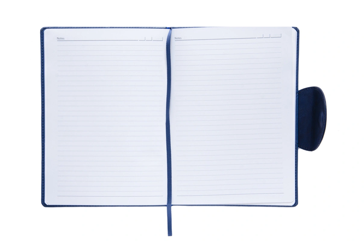 Scholar ORION Notebook with Magnetic Flap Closure and Pen Holder-BLUE-A5-2