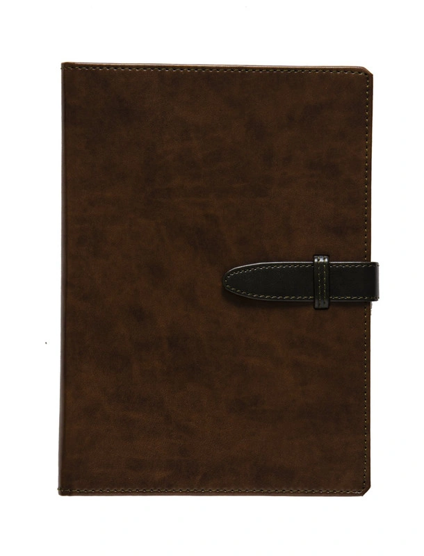 Scholar Legend Premium Notebook with Vegan PU Cover-LEG1-COFFEE