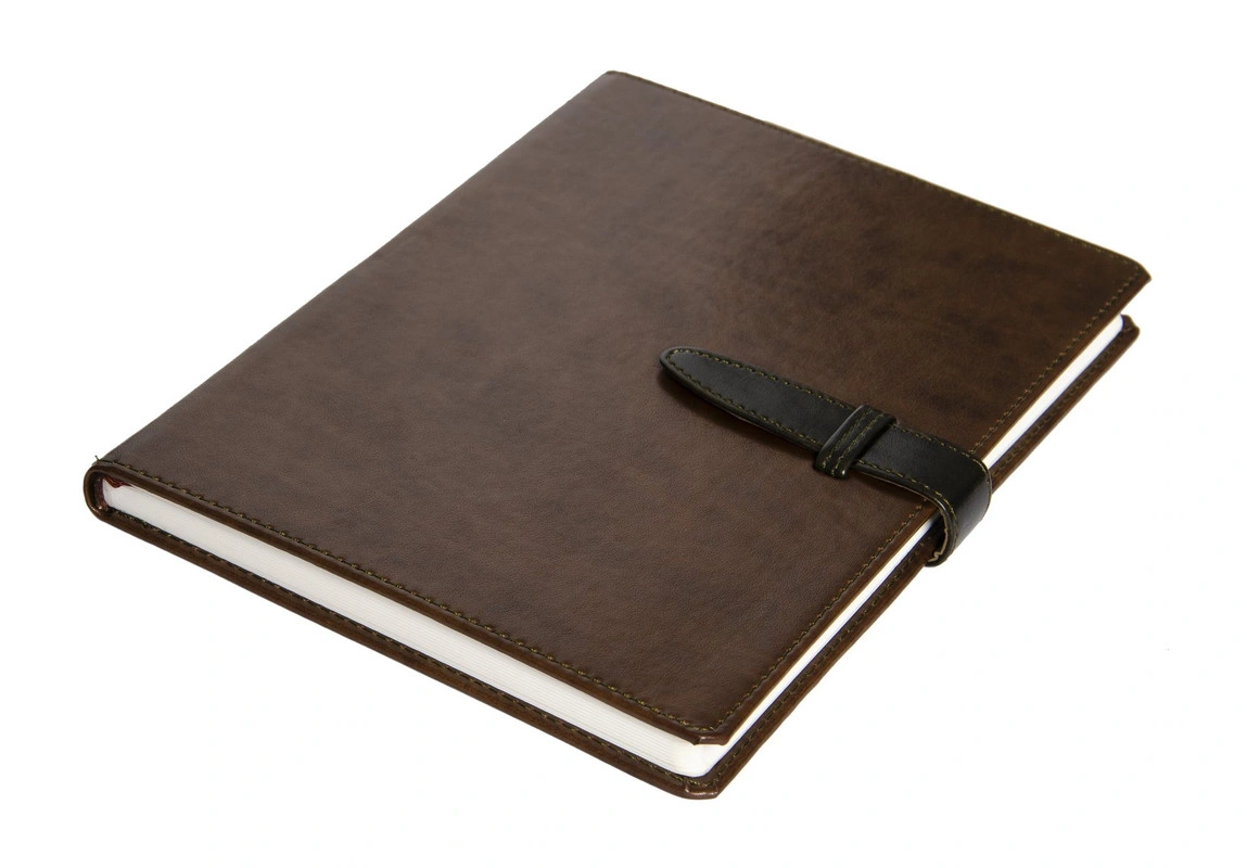 Scholar Legend Premium Notebook with Vegan PU Cover-Coffee-A6-2