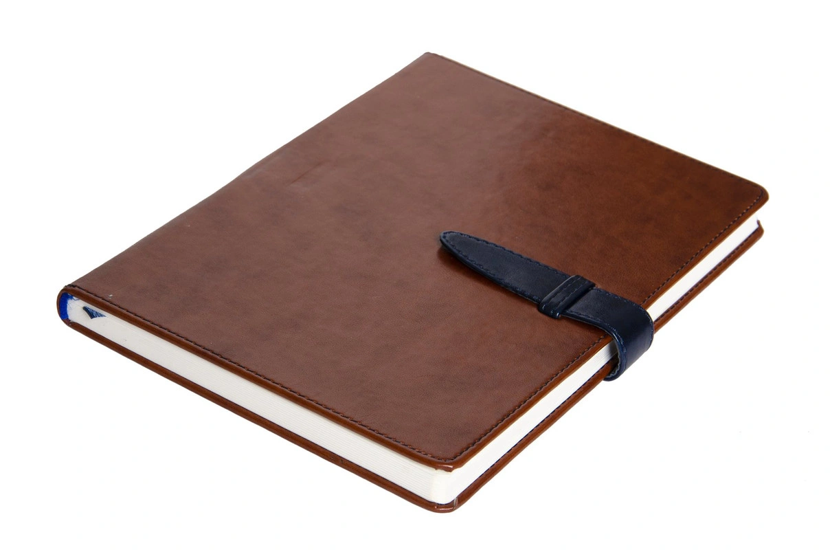 Scholar Legend Premium Notebook with Vegan PU Cover-Tan-A5-2