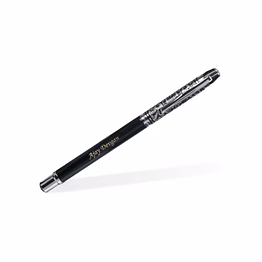 red moments pen etched surface top roller pen - personalized writing accessory