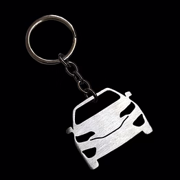 metal personalized car keychain with name/ number