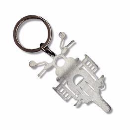 bullet bike shaped metal keychain tmkv03