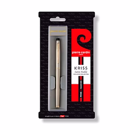pierre cardin kriss - satin nickle roller pen
