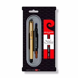 pierre cardin noblesse satin gold roller pen