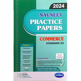 navneet publications 12th navneet practice paper ( commerce) 2024 code: d0683