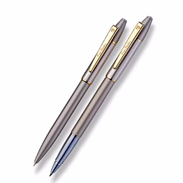pierre cardin eiffel tower set of exclusive roller pen & ball pen