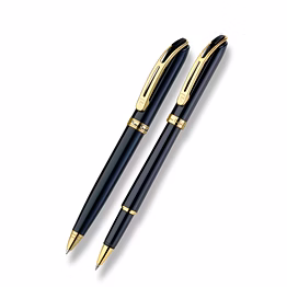 pierre cardin monte rosa set of ball pen & roller pen