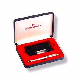 pierre cardin tycoon set of ball pen & card holder