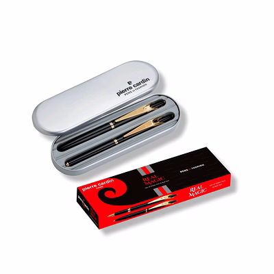 pierre cardin real magic set of ball pen & roller pen