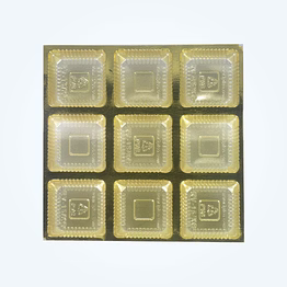 9 pc golden cavity chocolate-making set