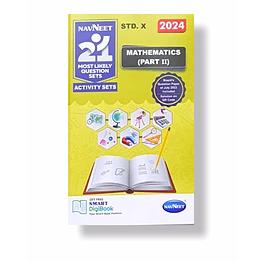 navneet publications 10th navneet 21 most likely question sets mathematics -2 (e) 2024