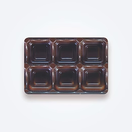 6 pc brown cavity (pack of 50)