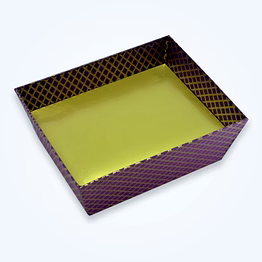 fancy basket hamper box (m) (pack of 9)
