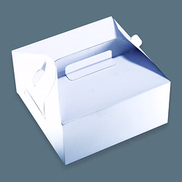 500 gm cake box with handle (pack of 50)