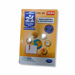 navneet publications 12th navneet 21 most likely sets book keeping & accountancy 2024 - d0223