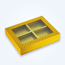 4 part fancy hamper box (mini) (pack of 16)