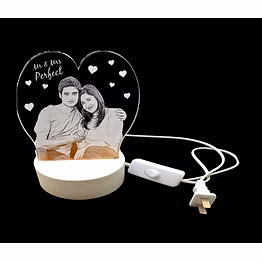 red moments laser engraved led acrylic pr-381 - personalized home decor