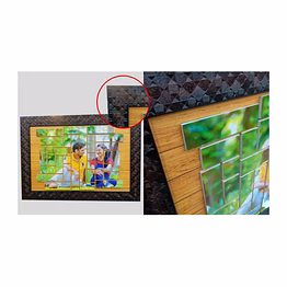 photo stripe embossed frame - display your memories in style - 12 x 18 fr-25