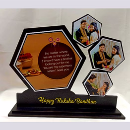 personalized cutout photo stand 10x12 fr-29 - customizable photo display stand