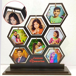 cutout photo stand 10x12 fr-35 - personalized photo display