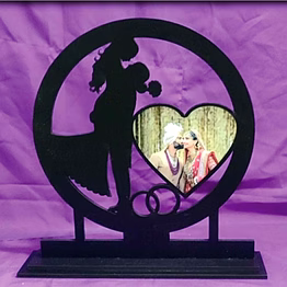 personalized cutout photo stand 10x12 fr-36 | custom image display