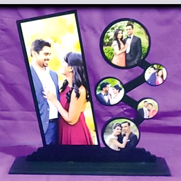 design your own cutout photo stand 10x12 fr-40 - personalized keepsake