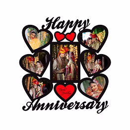 mdf cutting frame 12x13 fr-83 - personalized photo display frame