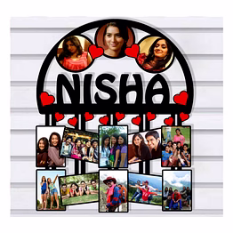 personalized mdf cutting frame 12x18 fr-91 | custom home & office decor