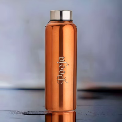 red moments sipper bottle pr-390 - 700ml stainless steel copper finish