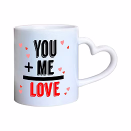 heat handle white mug 320 ml m9