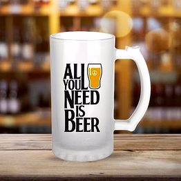 premium beer mug 480 ml m12 | customizable glassware for personal use