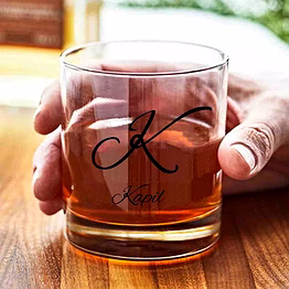 customizable 300ml whisky glass m16 - premium quality glassware