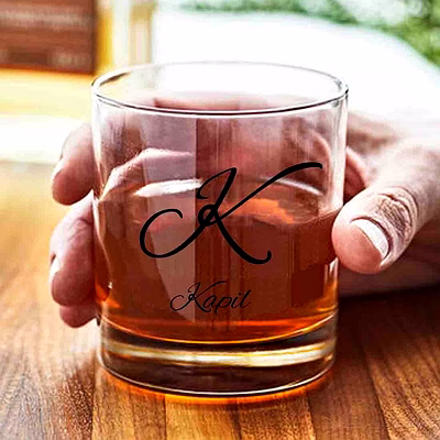 customizable 300ml whisky glass m16 - premium quality glassware