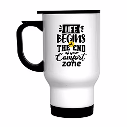 personalized traveller mug 400ml m17 | stainless steel customizable drinkware