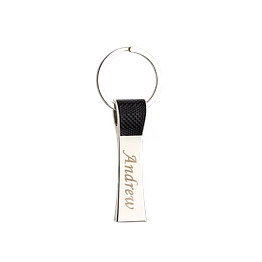 red moments metal keychain with engrave pr-325