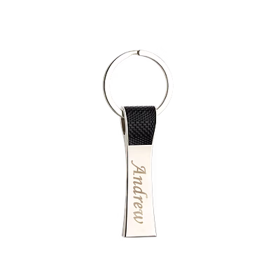 red moments metal keychain with engrave pr-325
