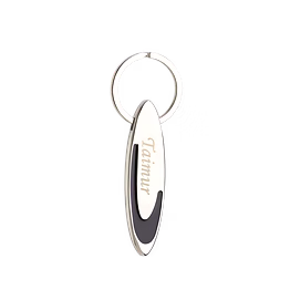 red moments metal keychain with engrave pr-324