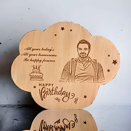 red moments custom wooden keepsake plaque with personalized photo and quotes pr-344