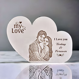 red moments my love wooden plaque pr-345 - cherish memories with custom engraving