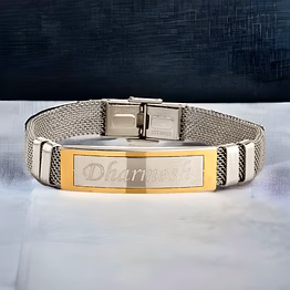red moments steel men's bracelet pr-170