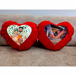 couple red heart pillow 16 x 16 pl7